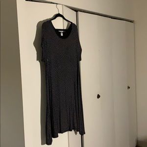 Black dress casual flowy and comfortable